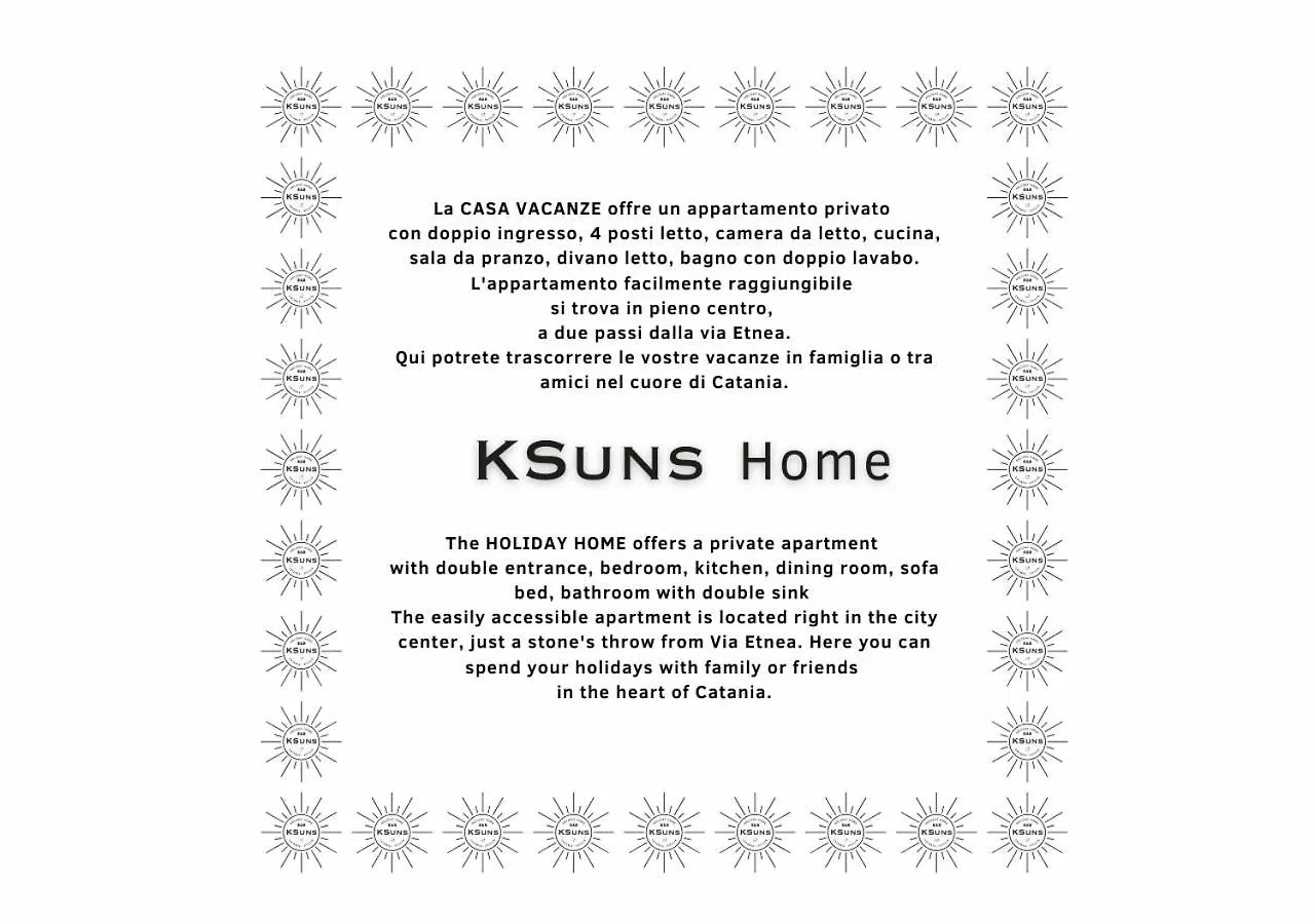 Ksuns Home Catánia 0*,